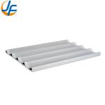 Rk Bakeware China Aluminum 5 Loaf Baguette Tray / French Bread Pan for sale