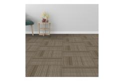 China Plaid And Stripe Element Nylon Carpet Tiles With PVC Backing For School supplier