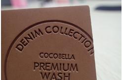China Durable Embossed Leather Patches / Custom Logo Patches For Jeans，Bags，Clothes supplier