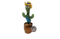 China Plush Recording Repeating Singing Cactus With Hat supplier