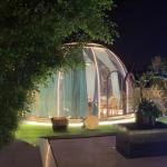 Customized Mini Sunroom Dome Tent Glass Glamping Dome House Sunroom for sale