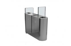 China Anti climbing Access Control Turnstiles with acrylic panel , 1.6 meter height supplier