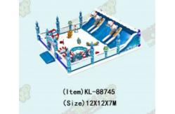 China Large Snow Land Children Fun Park Inflatable With Sand land supplier