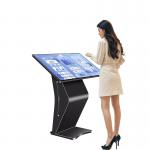 55 65 Inch Touchscreen Dual System Portable Self Service School Digital Signage