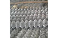 China Diamond Mesh Cyclone Chain Link Fence Roll 6 Ft Galvanized Fencing 10-20m supplier