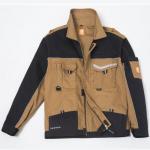 Poly Cotton Wear Resistant Canvas Work Gear Jacket With Cordura Reinforced for sale