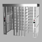 Indoors Outdoors Uni Direction Full Length Turnstile With Shed for sale