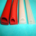 Electrically Insulating Silicone Seal Strip Customized Extruded Profiles for sale
