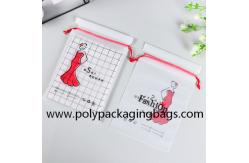 China 20mic Frosted EVA Plastic Drawstring Bags For Daily Necessities supplier