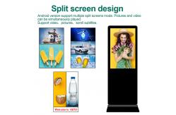 China 1080p HD Video Free Standing Digital Signage , Standalone Digital Signage 350 Cd/M² supplier