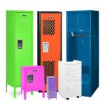 Big Vent Gym Sports Durable Iron Metal Storage Locker for sale