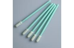 China Industrial Small Round Head Lint Free Foam Swabs High Density supplier
