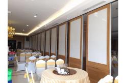 China Top Hanging System Acoustic Foldable Partition Wall Anodized Aluminum 6063-T5 Frame supplier
