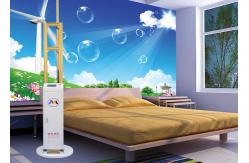 China Indoor Direct To Wall Inkjet Printer 2590mm Height Multispeed Adjustable supplier