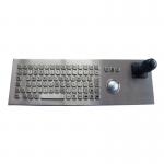 800DPI IP68 Stainless Steel Joystick Keyboard With Trackball Mouse for sale