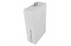 China Glossy Cardboard Perfume Case Box Sliding With Metallic Silver Printing supplier