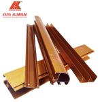 Extrusion Aluminum Door Profile Ultra Thin Anodized Gold Doors Windows for sale