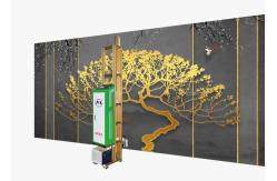 China Canvas Art 3d Mural Vertical Wall Printer Robot Auto Blank Skip supplier