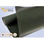 Anti-environment And Flame Resistant Silicone Coated Fiberglass Cloth For Fire Curtains And Welding Blankets for sale