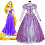 China Women's Girl's Tangled Rapunzel Princess Dress Costume Cosplay For Party manufacturer