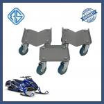 Black 1500LBS Snowmobile Dolly Set Cart 8 Inch X 10 Inch Easy Move for sale