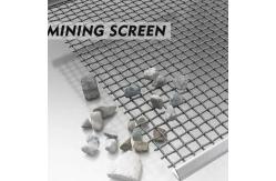 China Stone Crusher Vibrating Crimped Woven Wire Mesh For Quarry Mining supplier