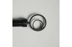 China Home Decor Wall Mounted Plated Curtain Rod Finials supplier