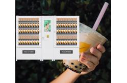 China Milk Tea Lcd Coffee Vending Machine With Payment Self Service Kiosks Touch Screen supplier
