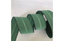 China Green Elastic Straps sofa use  jacquard elastic webbing made by Malaysian rubber supplier