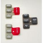 80 Shore A Silicone Rubber Buttons Waterproof Laser Etching