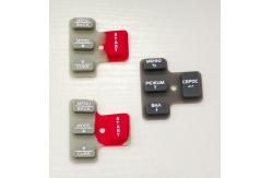 China 80 Shore A Silicone Rubber Buttons Waterproof Laser Etching supplier