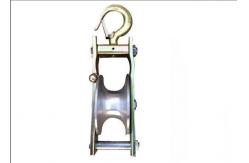 China 20KN Universal Wire Pulling Pulley , Cable Hanging Single Sheave Pulley supplier