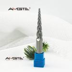 3 Flute Taper Ball Nose End Mill For Aluminum Engraving Carbide CNC Router Bit Metal 3D Relief Carving Tool for sale