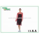 Thin Neck Tie 40gsm Nonwoven Disposable Aprons for sale