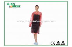 China Soft Touching Disposable Non Woven Apron With Thin Neck Gallus supplier