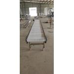                  Width Adjustable Plastic Crusher Shredder Use Transfer Green PVC Belt Conveyor              for sale