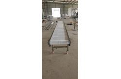 China                  Width Adjustable Plastic Crusher Shredder Use Transfer Green PVC Belt Conveyor              supplier