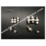 thermocouple fitting male connector bored through connector for thermowell double ferrule tube fitting for sale