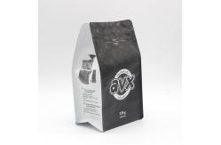 China Zipper Top ODM Coffee Packaging Pouch 8 Oz Coffee Bags With Valve supplier