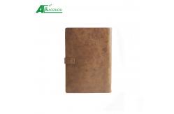 China Embossed Logo Ring Binder Organizer Customized Size Magnetic Flap Opening supplier
