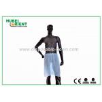 Blue Dust-Proof Disposable PP Short Pants For Sauna or Hospital use for sale
