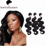 No Tangle No Shedding Body Wave Natural Black 6A Remy Hair Weft for sale