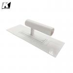 White Drywall Plastic Finishing Trowel With Handle 240x90x7mm for sale