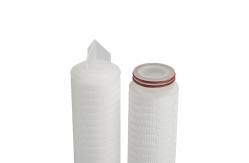 China 80C Max Operating Temperature Pleated Filtration Cartridge For Industrial Filtration supplier
