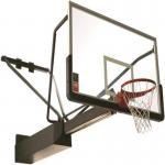 Electric Folding Suspended Basketball Backstop Steel Aluminum for sale