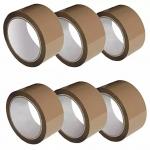 Brown Carton Sealing Bopp Packing Tape Strong Clear Adhesive Tape Jumbo Roll for sale