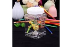 China 275mm Height Food Grade 2 Gallon Cookie Jar With Black Lid supplier