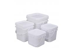 China Recycled Plastic Lid for 8L Square Cement Bucket Good Toughness and Multifunctional supplier
