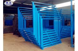 China Stackable Tire Racks For Warehouse , Powder Coated Metal Stackable Steel Racks supplier