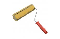 China Stitched Yellow Paint Roller Brush  With Superior Moisture Absorption supplier